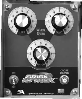 SPORTS ATTACK Crick Attack Cricket Bowling Machine fig 17