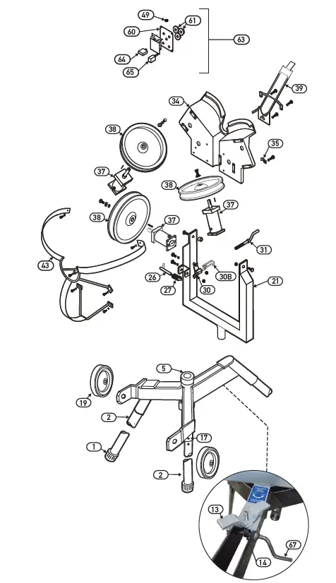 SPORTS ATTACK Crick Attack Cricket Bowling Machine fig 28