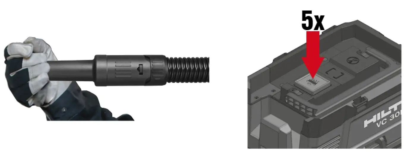 HILTI VC 30M Wet and Dry Vacuum 9