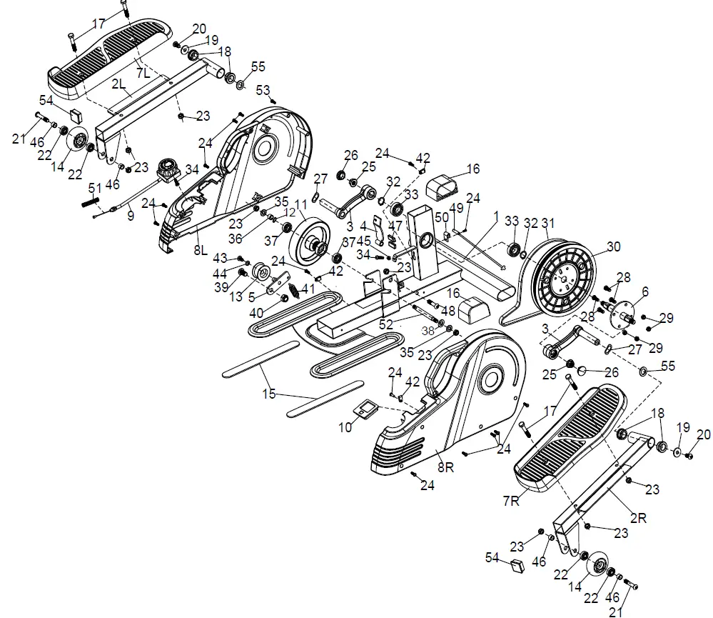 SUNNY HEALTH FITNESS SF-E3908 Portable Standing Mini Elliptical Trainer 1