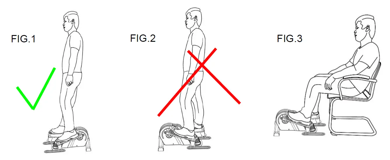 SUNNY HEALTH FITNESS SF-E3908 Portable Standing Mini Elliptical Trainer 5