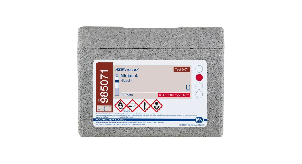 Macherey-nagel 985043 Nanocolor Hardness 20 Tube Test User Manual