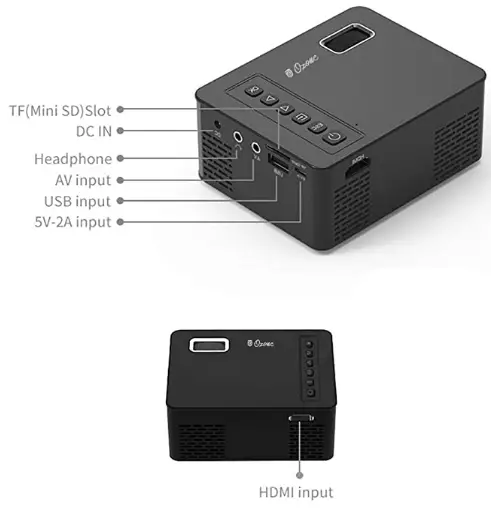 Ozone-Unic-UC26-Mini-Micro-LED-Projector-fig-1