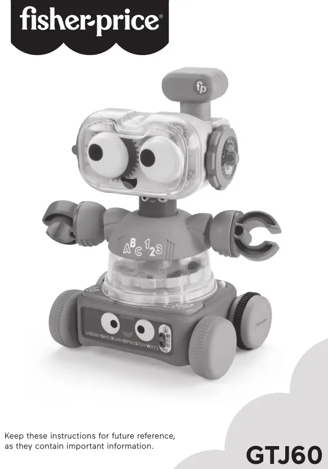 Fisher-Price GTJ60 4-in-1 Ultimate Learning Bot Instruction Manual