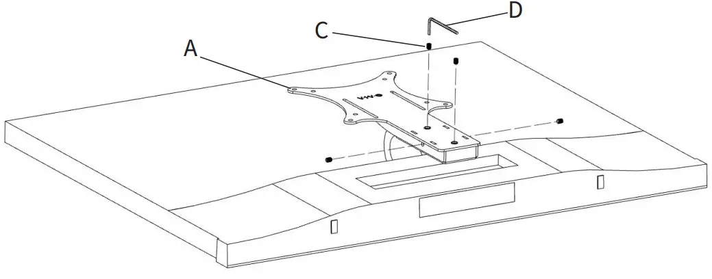 2021-09-20_040910VIVO MOUNT-AOC1A VESA Adapter for Compatible-STEP 2