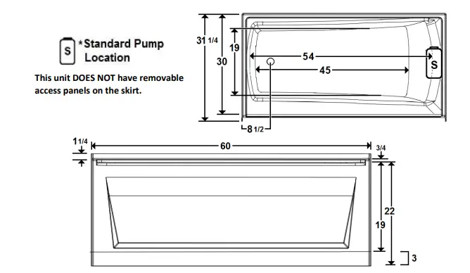 Laurel-Mountain-PARKER-20-60-X-30-Inch-Skirted-Acrylic-Whirlpool-FIG-1