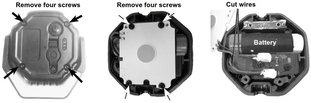 braun 750 lumen pocket floodlight - screws and cover