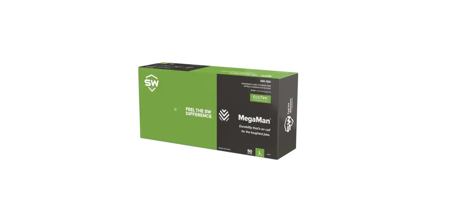 Sw Safety Mm-11bk Powder Free Ecotek Biodegradable Examination Gloves User Manual Sw Safety Mm-11bk Powder Free Ecotek Biodegradable Examination Gloves User Manual