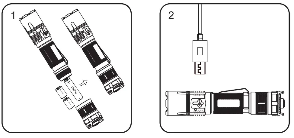 FITORCH MR20 Rechargeable LED Flashlight - Fig