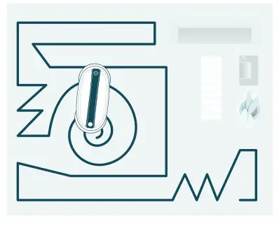 Nordval HC101 Robot Mop - Automatic Cleaning