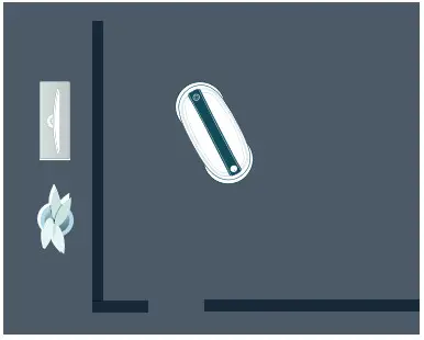 Nordval HC101 Robot Mop - Darkfloor mode