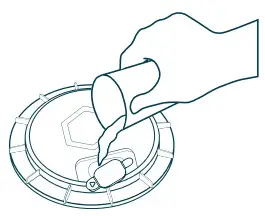 Nordval HC101 Robot Mop - WATER TANK - 3