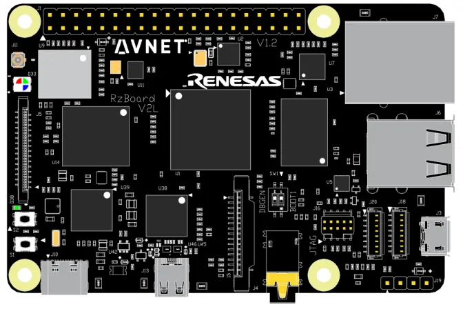 AVNET RZBOARD V2L Engineering Services Evaluation and Development Kits
