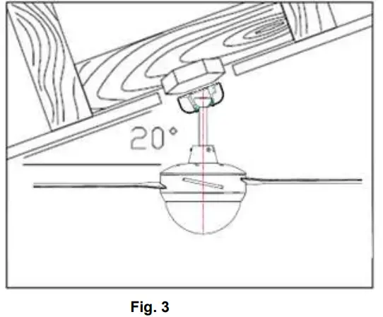 Lucci air 210865 Futura Series Ceiling Fan - supports a maximum