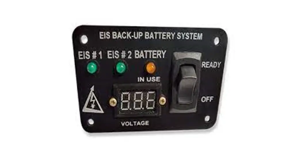 Electroair Ea-26000 Eis Back Up Battery System Panel Instruction Manual