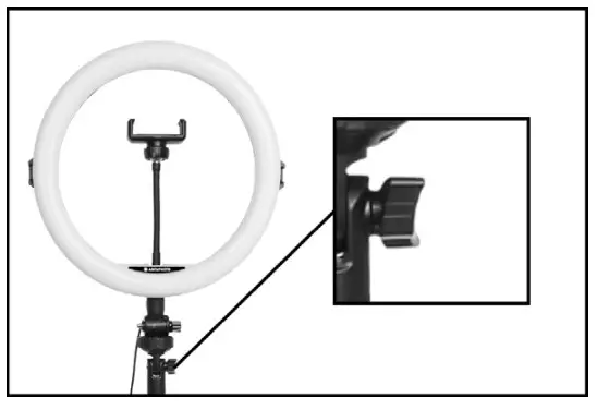 AGFAPHOTO ARL11XL Ring Light and Adjustable Tripod - fig 4