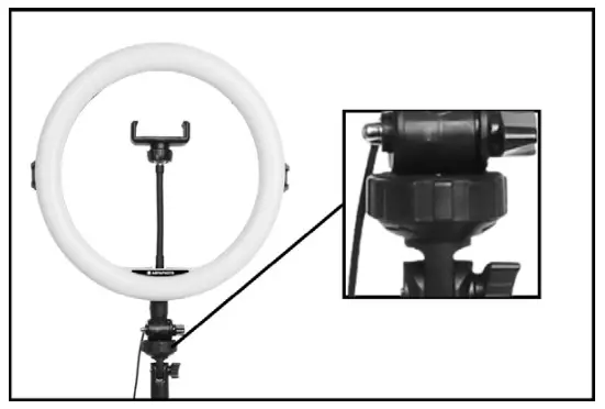 AGFAPHOTO ARL11XL Ring Light and Adjustable Tripod - fig 5