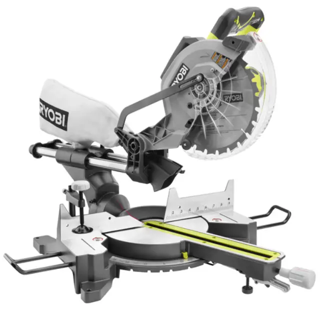 RYOBI TSS102L 10 Inch Sliding Compound Miter Saw with Laser