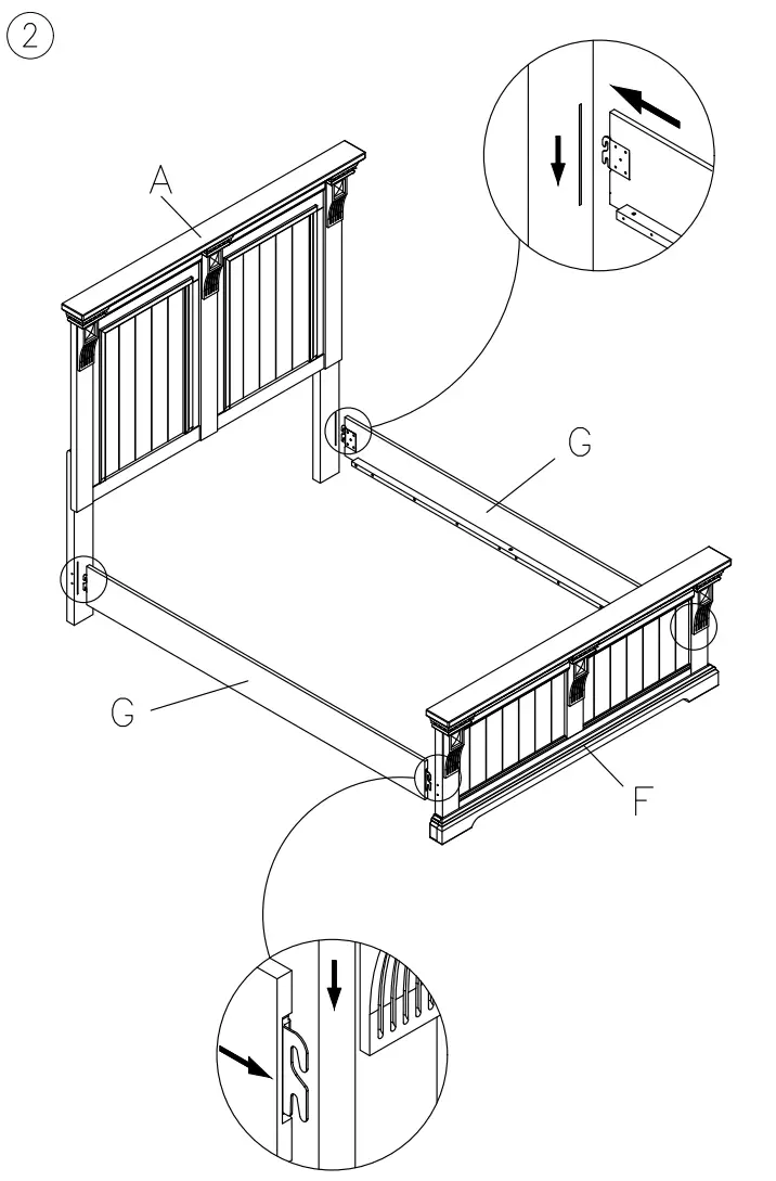 ASHLEY B77054 Markenburg Queen Panel Footboard-fig3