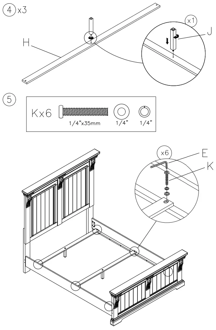 ASHLEY B77054 Markenburg Queen Panel Footboard-fig4