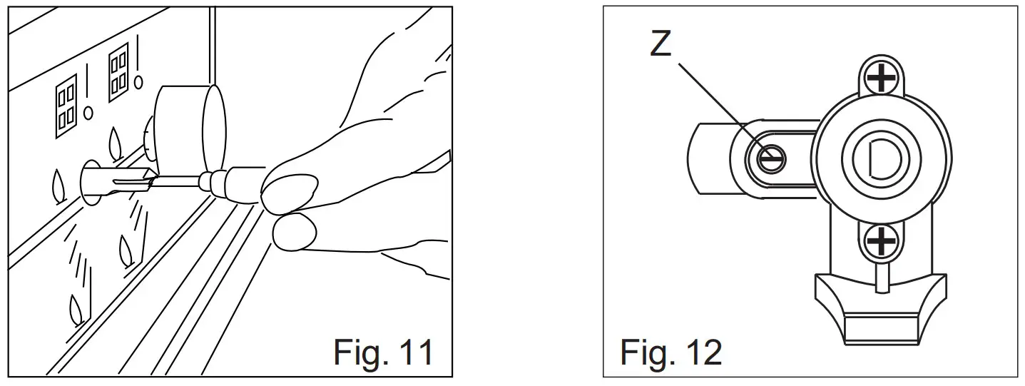 HOOVER Range Cooker HPF 90X - MINIMUM FLOW ADJUSTMENT FOR WORK-TOP TAPS