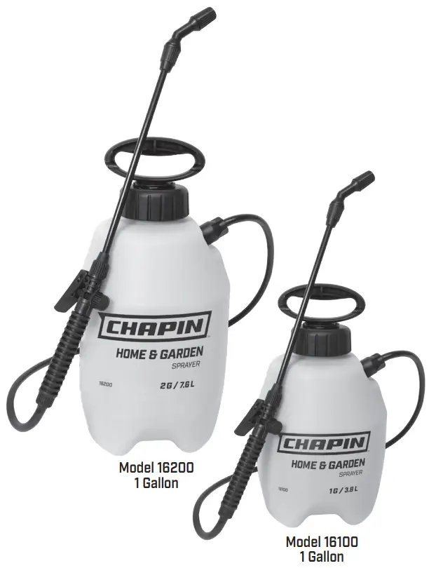 CHAPIN 16200 2 Gallon Home and Garden Sprayer