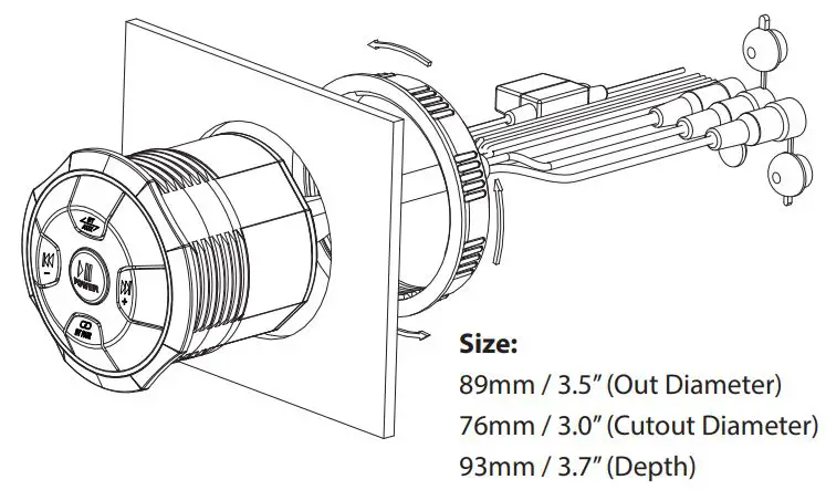 PYLE Power Sports PLMRBT19 User Manual - Installation