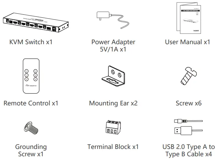 KCEVE-LKV441-4x1-HDMI-KVM-Switch-fig-1
