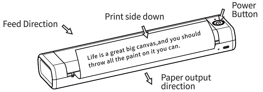 Phomemo M08F Portable Thermal Printer - fig1