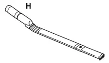 H. Under-Appliance Wand