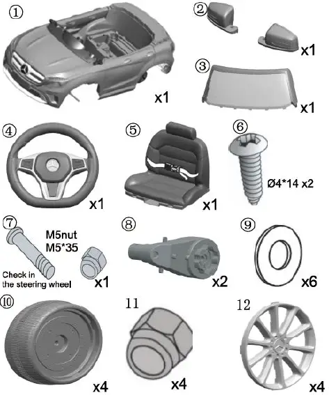 INFANS TQ10055BK 12V Electric Kids Ride On Car 02