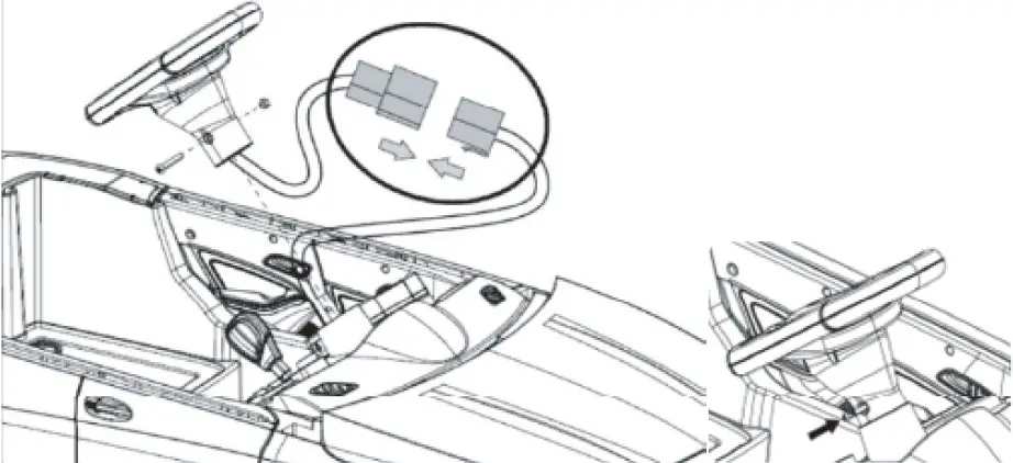 INFANS TQ10055BK 12V Electric Kids Ride On Car 07