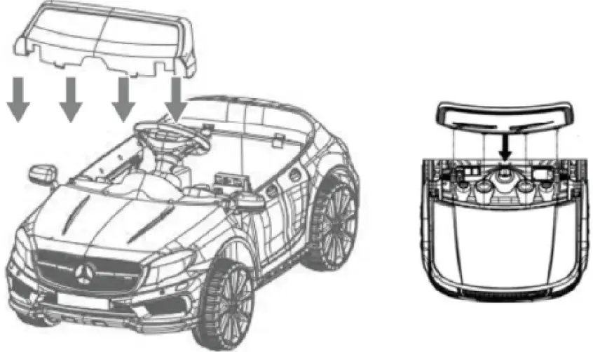 INFANS TQ10055BK 12V Electric Kids Ride On Car 09