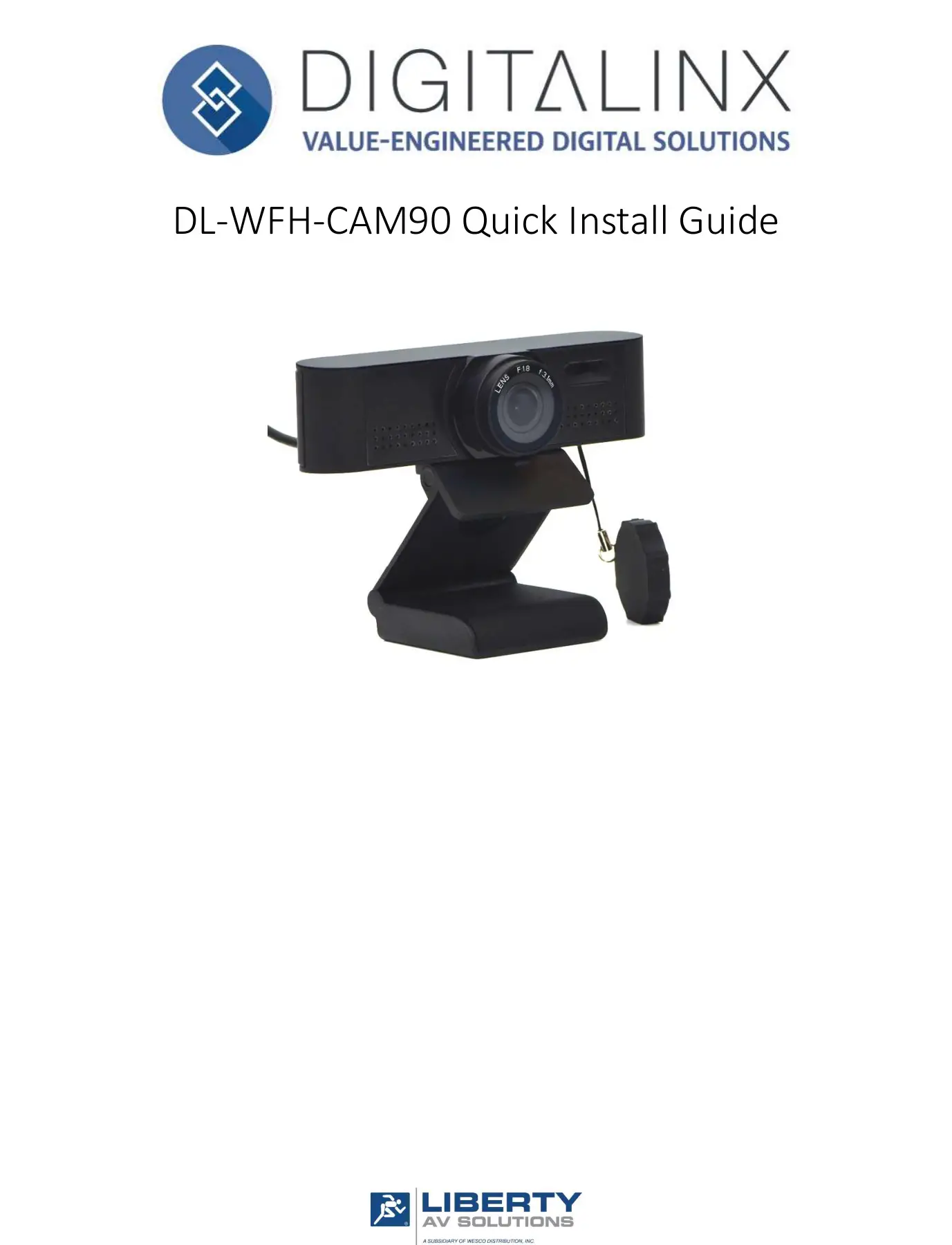 LIBERTY DIGITALINX Webcam DL-WFH-CAM90 User Guide