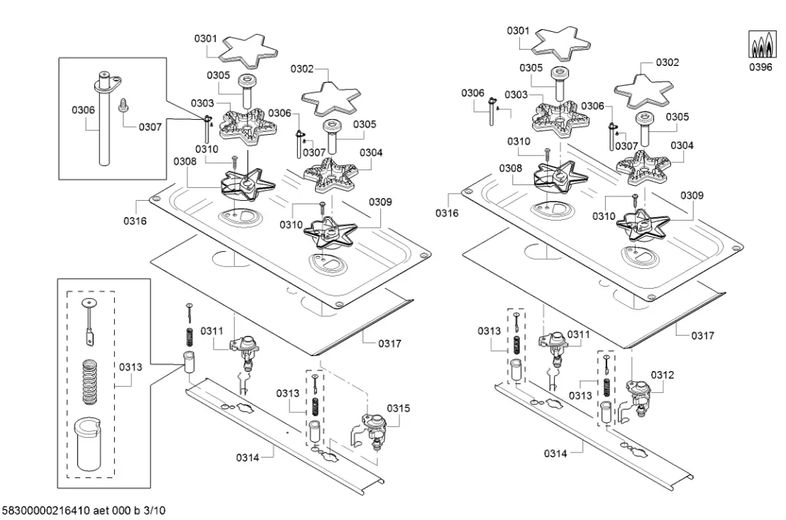 Thermador PRD364WDGU-2 Dual Fuel Professional Range - figure 2