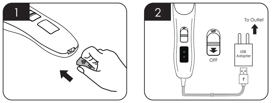 PATPET 710 Dog Grooming Clipper -Charging