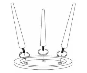 MATT BLATT MBSORENBSTA Soren Bone Inlay Side Table (Black and White) - ASSEMBLY2