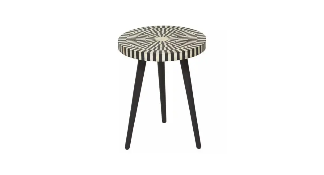 Matt Blatt Mbsorenbsta Soren Bone Inlay Side Table (black And White) User Guide