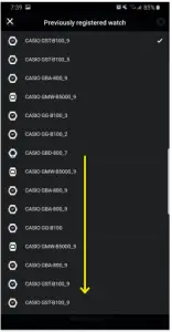 Previously Connected Device