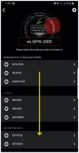 Previously Connected Device