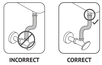 LUXE Bidet Neo 185 - Check that you have access to the fill valve