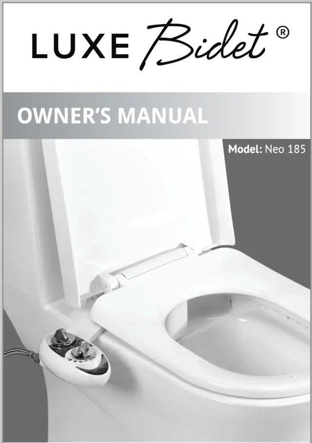 LUXE Bidet Neo 185 Owner's Manual
