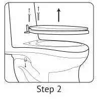 LUXE Bidet Neo 185 - Step 2