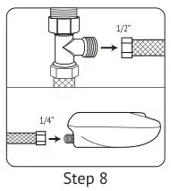 LUXE Bidet Neo 185 - Step 8