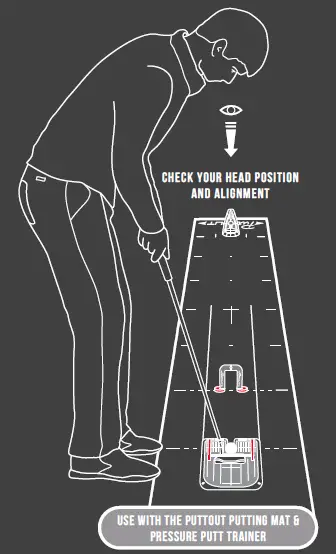 Use witthe PuttOUT putting mat