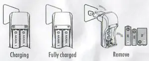 Camelion BC1001A Travel Charger - Howto Use 3