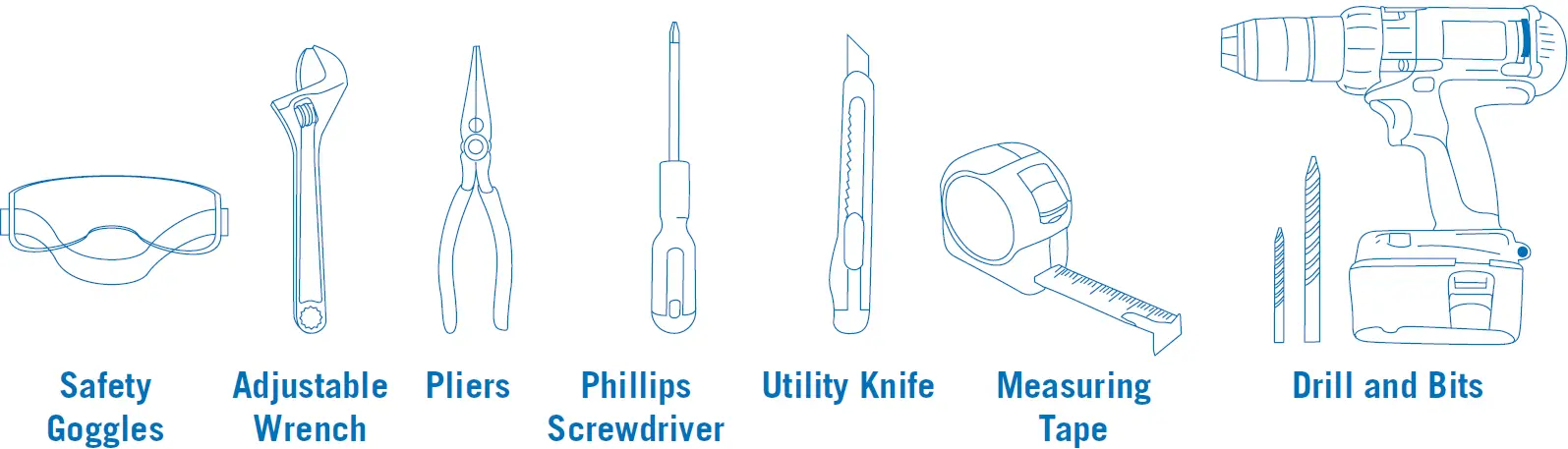 Tools Required for Installation