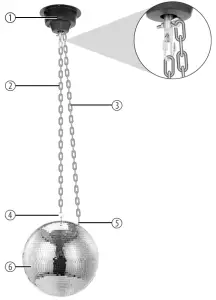 thomann VARYTEC Mirror Ball - overview