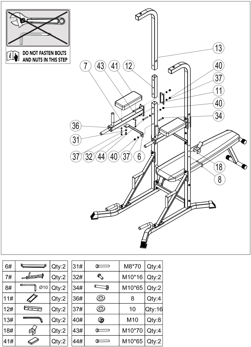 TUNTURI PT 60 Power Tower - A #3