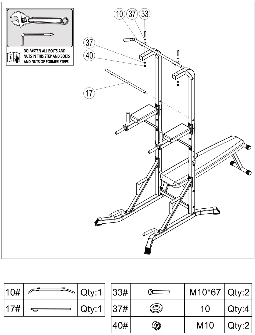 TUNTURI PT 60 Power Tower - A #4